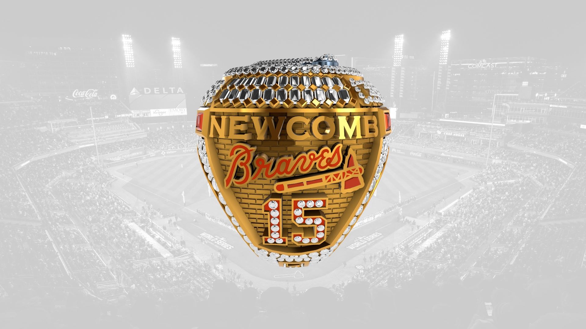 2021 Braves World Series Ring - Sean Newcomb